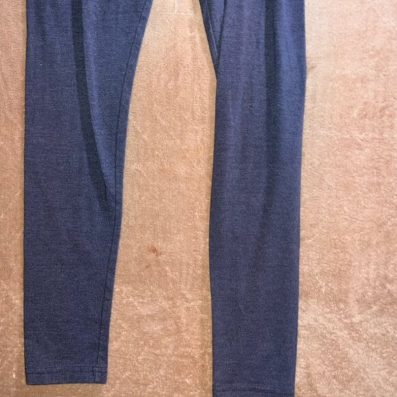 Aeropostale Women Medium Charcoal Gray Mid-Raise Elastic Waist Ankle Legging (U) - Picture 2 of 7